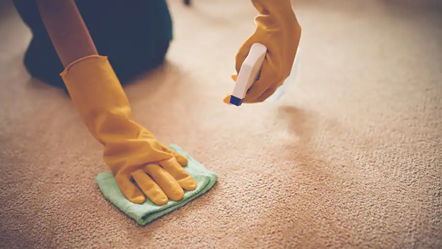 How to clean laundry detergent out of carpet